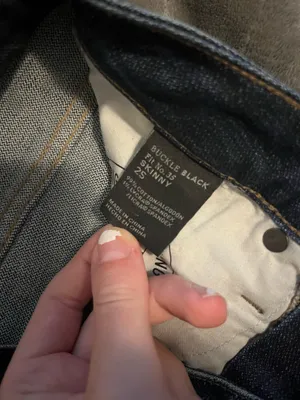 Buckle black fit no. 35 skinny jeans thumbnail 2