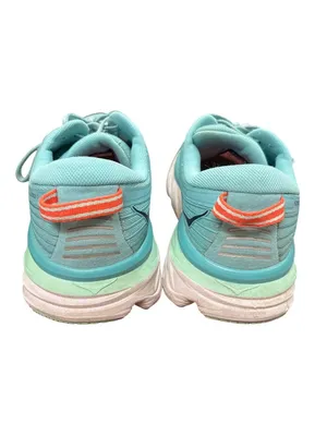 Hoka One Bondi 7 wms teel green walking running sneakers sz 8..5 SKU 10-415 thumbnail 12