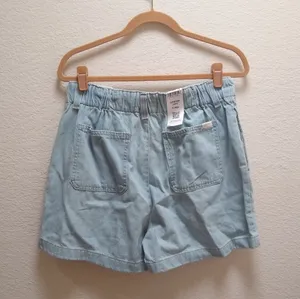 Denizen From Levi's Loose A Line Jean Shorts In Tropical Tide Size 8 thumbnail 3