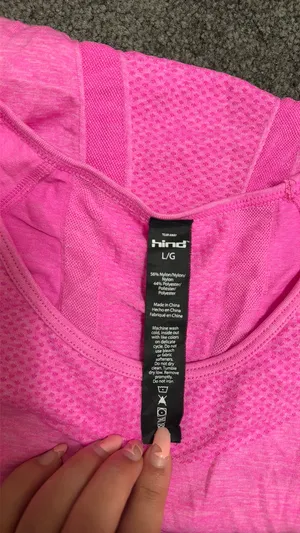Pink Athletic Top Size L thumbnail 2
