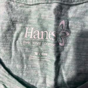 Hanes Women's Light Green Short Sleeve Tee 546 thumbnail 2