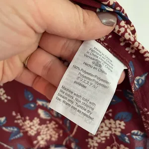 Madewell floral tie front top thumbnail 6