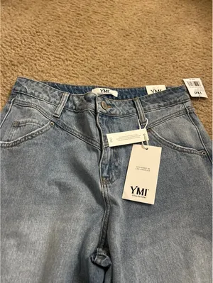 E293 5/27 baggy pants jeans extra wide comfy new unused thumbnail 2