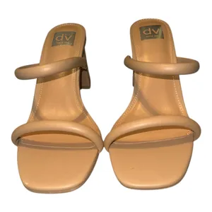 DV Dolce Vita Beige Halsty Block Heel Sandals, Size‎ 9.5 thumbnail 5