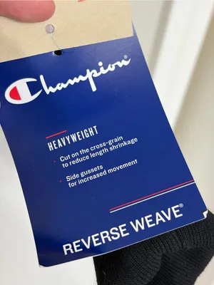 NEW Champion Reverse Weave Women’s Cropped Hoodie Sweatshirt in Black - Size L thumbnail 6