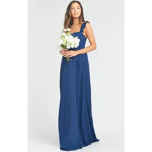 Show Me Your MuMu June Maxi Gown Navy Blue Small Wedding Bridesmaid Guest NEW thumbnail 10