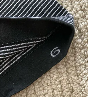 LULULEMON Swiftly Tech Short Sleeve Crew T-Shirt 6 Hyper Stripe Black Like New thumbnail 6