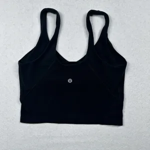 Lululemon Align Tank Top Women’s Size 4 Black Nulu Yoga Crop thumbnail 2