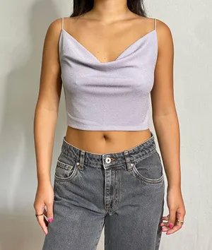 Garage Cowl Neck Top thumbnail 1