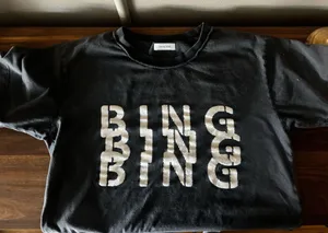 Anine Bing Charcoal Tee thumbnail 1