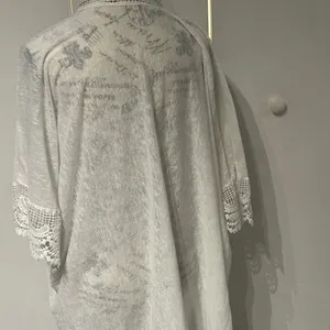 White Lace Kimono Cardigan Size 18W thumbnail 6