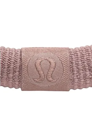 Lululemon Knit Hair Ties 6 Pack Ashen Rose/Porcelain Pink/Pink Pearl/Coconut thumbnail 2