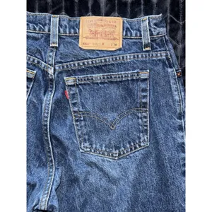 VTG Levis 551 Women's Relaxed Fit Tapered Leg 90s Made USA Jeans Sz 14‎ MED thumbnail 6