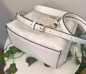 coach Mollie Bucket Bag 22 In Signature Canvas CA582 thumbnail 5