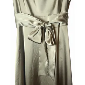 Antonio Melani Kinnon Satin Sage Green Drape Neckline Self Tie Dress 6 thumbnail 3