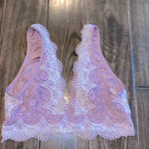 Victorias Secret purple lace bralette boho size medium thumbnail 3