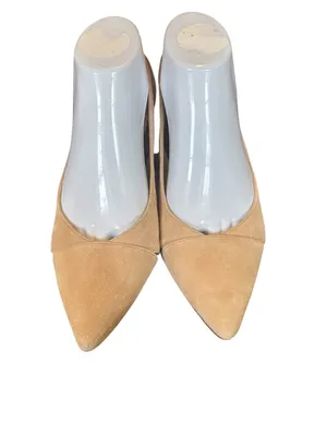 Cole Haan Caia 55 Brush Tan Suede D’Orsay Block Heel Pumps Size 8B thumbnail 3