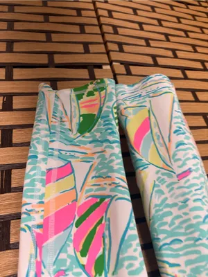 Lilly Pulitzer Luxletic Sailboat Crop Leggings Size XS thumbnail 5