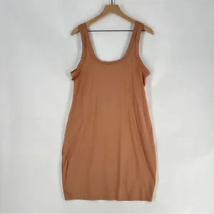YITTY Body Butter Tank Dress in Brown Sugar Nude‎ Stretchy Scoop Neck Size XXL thumbnail 3