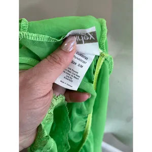 Shirley of Hollywood Sheer Lace Robe Lingerie‎ Coquette Green S/M thumbnail 5