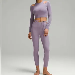 Lululemon Align Wrap Waist Tight Lavender High-Waisted Leggings25" thumbnail 4