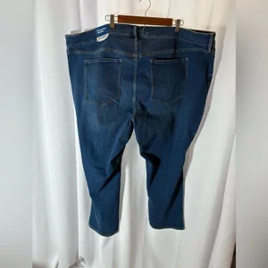 Old Navy Women’s Jeans Distressed Power Slim Straight Mid Rise Plus‎ 30 NWT 649 thumbnail 4