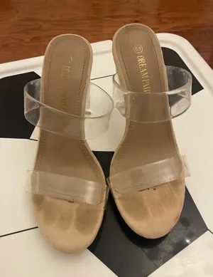 Dream Paris Clear Heels Thick thumbnail 1