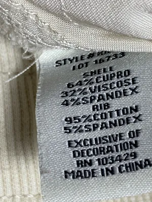 Marrakech Silky Jogger Pants Large Cream Lightweight Relaxed Pull On thumbnail 10