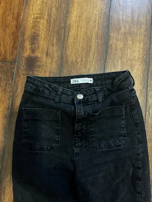 Zara black flare jeans  thumbnail 3