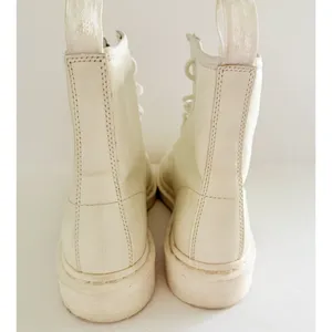 Dr Martens 1460 Mono White Smooth Leather Lace Up Combat Boots Iconic Sole 8M/9L thumbnail 5