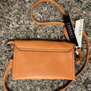 Isabelle Brown Vegan crossbody purse thumbnail 2
