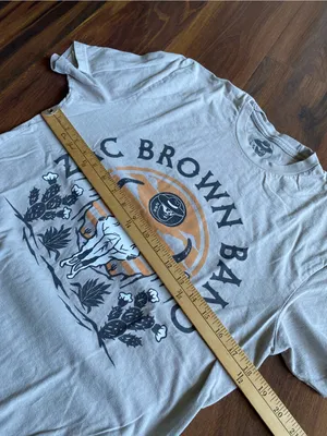 Zac Brown 2023 From The Fire Tour T-Shirt Western Small thumbnail 4
