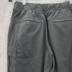 Old Navy Black Flat Front Cargo Active Bottoms‎ Pants Shorts Small thumbnail 4