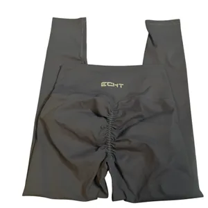 ECHT‎ High Waisted Scrunch Bum Leggings Purple Medium Activewear thumbnail 3