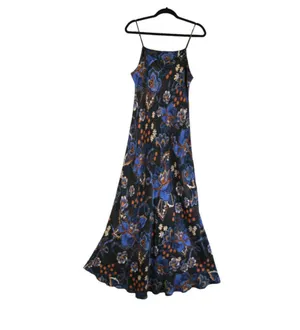 Farm Rio Black Snakes Bouquet Dress thumbnail 4