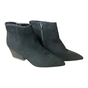 Alfani Womens Black Faux Almond‎ Toe Ankle Boot, Size 9.5 thumbnail 3