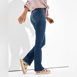American Eagle Low-Rise Kick Bootcut Jean Size 8 Regular thumbnail 3