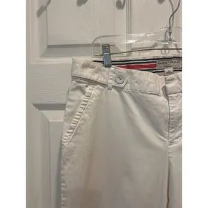 Banana Republic Martin Fit White Wide Leg Chino Pants Womens 14 Nautical Minimal thumbnail 2