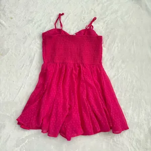 Bright Pink Flowy Romper Size L thumbnail 2