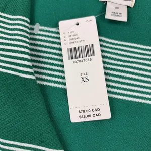 Maeve Tank Top Womens XS Green Striped V-Neck Sleeveless Knit Anthropologie thumbnail 4