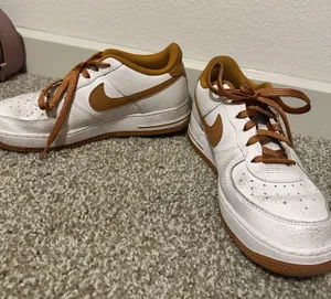 Nike Air Force 1 tan thumbnail 6