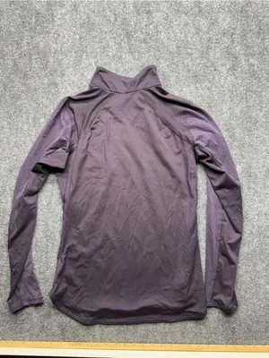 The North Face women's Medium Flashdry Purple Quarter-Zip Performance Top thumbnail 6