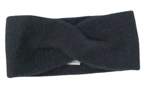 Aritzia Babaton Womens Black Jersey-knit Twist Front-Knot Headband One Size thumbnail 1