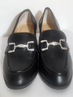Adrienne Vittadini Womens Sabre Black Block Heel Shoes Size 7.5 thumbnail 4