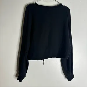 the group‎ babaton Large Black Cropped Oversized LS Leisure Sweatshirt CP thumbnail 6