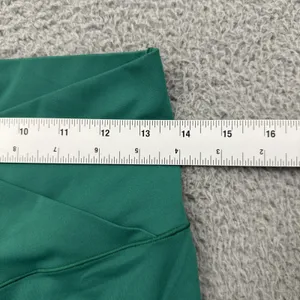 Aerie Offline Crossover Biker Shorts High Rise 3" Kelly Green Athletic Women XL thumbnail 5