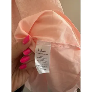 Lulus Truly Marvelous Blush Pink Jacquard Strapless Tiered Midi Dress Medium thumbnail 10