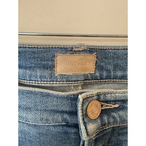 Mother Tripper Ankle Fray Jeans Womens 32 Blue Distressed Raw Hem Bohemian thumbnail 7
