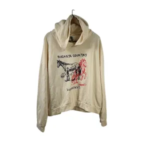 Zach Bryan Buckeye Country Superfest‎ 2024 Hoodie Cream 2XL Independent PRM2600C thumbnail 2