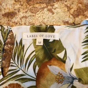 Label Of Love Fruit Novelty All Over Print MIDI Dress M Medium Palm thumbnail 5